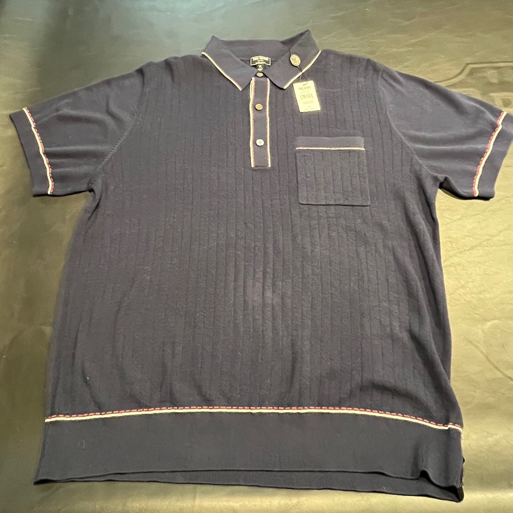 Todd Snyder Riviera Cotton Silk Tipped Polo